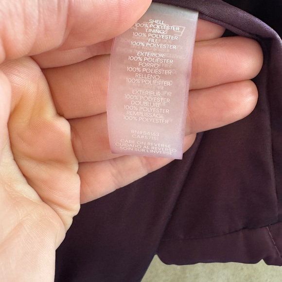 Calvin Klein plum maroon puffer vest plus size 2X - Picture 5 of 5